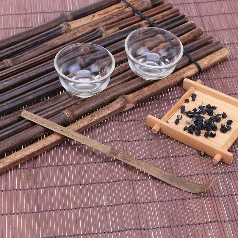 Экологичная бамбуковая чайная ложка, зеленая чайная ложка для чая, аксессуары для чайных инструментов