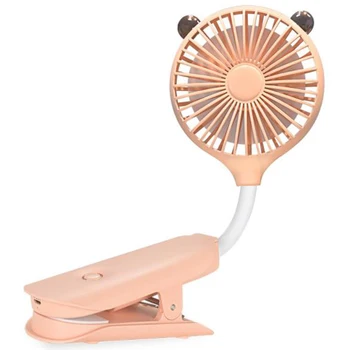 

Battery Operated Clip on Mini Desk Fan,Rechargeable Handheld Fan