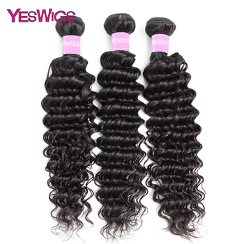 

Deep Curly Bundles Human Hair Bundles Deep Wave Hair Peruvian Human Hair Weave Bundles Remy Hair Extensions Natural Color Long