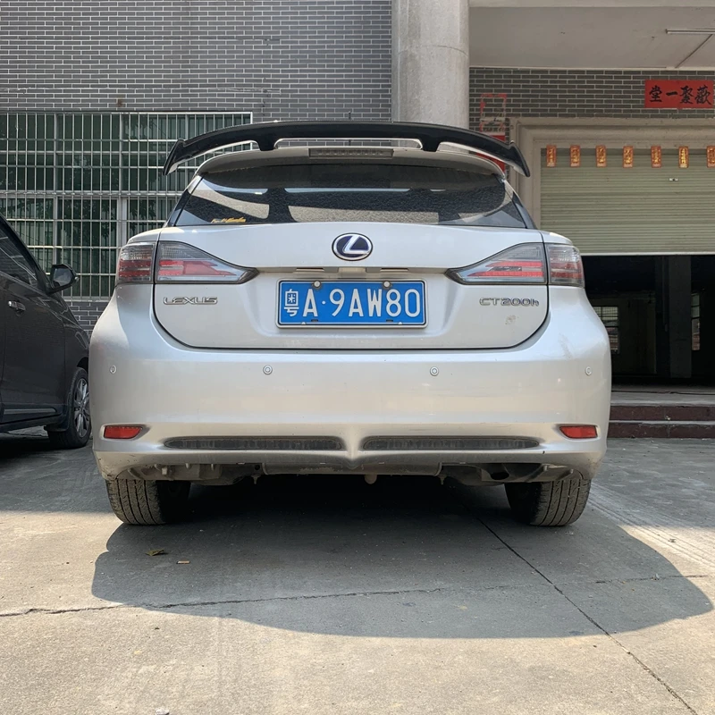 Настоящее карбоновое волокно багажник крыша спойлер крыло для Lexus CT200 CT200H все модели 2011- заднее крыло спойлер