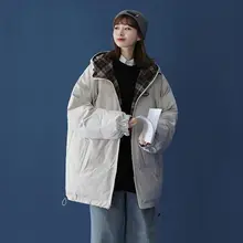 

Retro Cotton-padded Jacket For Women Men Academy Forest Thickened Double-sided Coat Tide 2022 New All-match Cotton Clothes Chic