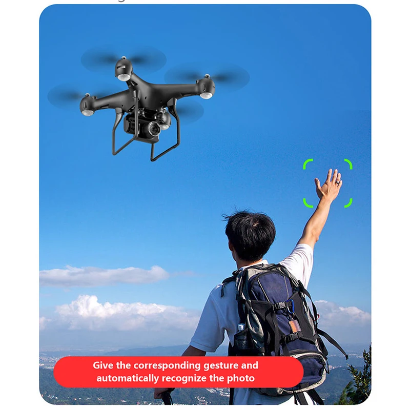 Лучшая 4K HD камера RC Дрон Квадрокоптер с камерой 25 минут время полета Hlicopter с режимом удержания высоты головы детские игрушки