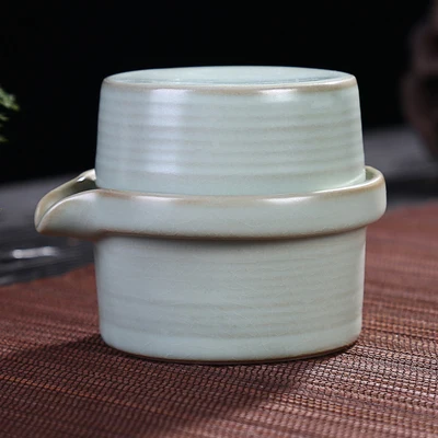 Китайский чайный набор кунг-фу керамический портативный чайник набор путешествия гайванские чашки для чая церемония чайная чашка прекрасный подарок - Цвет: Style 7