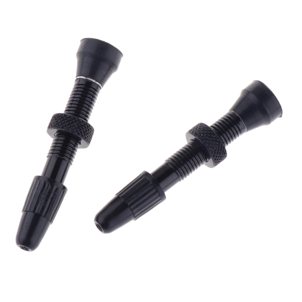 2 Count Bike Copper Tubeless Presta Valve Stem with Caps Dust Cover O-Ring