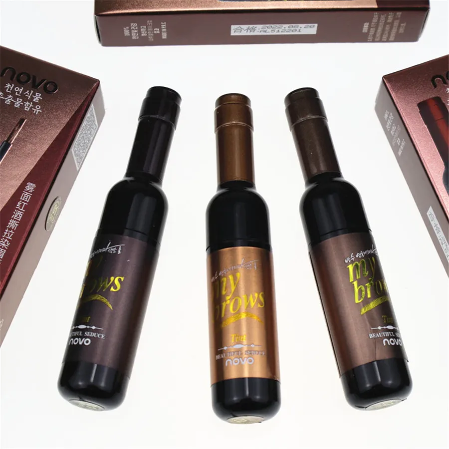 NOVO Dyeing Eyebrows Enhancer Mist Red Wine Tearing Eyebrow Long-lasting Waterproof Sweat-proof Gel Eye Makeup Set NOVO Dyeing Eyebrows Enhancer Mist Red Wine Tearing Eyebrow Long-lasting Waterproof Sweat-proof Gel Eye Makeup Set