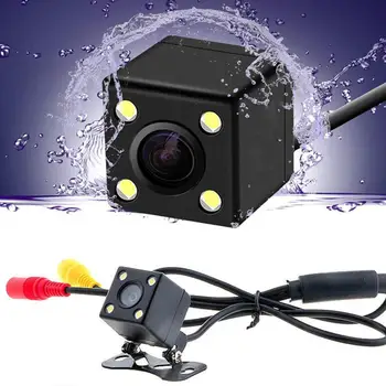 

Car Rear View Camera 4 LED Night Vision Reversing Auto Waterproof Video 170 HD Monitor Degree Parking CCD H8L0