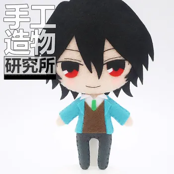 

Anime Ensemble Stars Sakuma Rei 12cm Keychain Handmade Materical Package Toys Mini Doll Stuffed Plush #4318 Children Gift