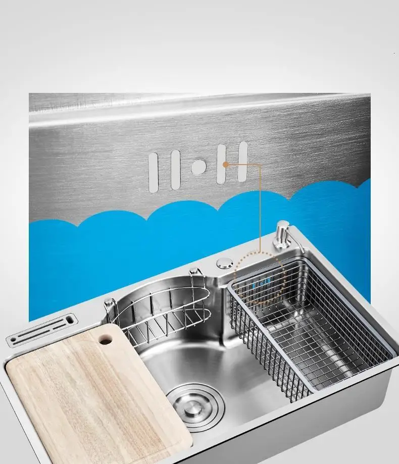 Para Evier Umywalka Inox, НЧ-динамик, Lavandino вулканической лавы Manos Inoxidable De Cocina умывальник Pia Cozinha Fregadero Кухня раковина