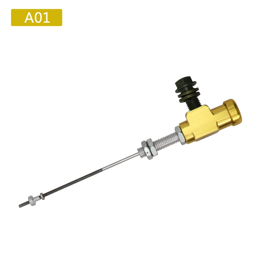 ZSDTRP 1 шт. CNC алюминиевый мотоцикл гидравлический цилиндр сцепления стержень тормозной насос M10x1.25mm - Цвет: A-01