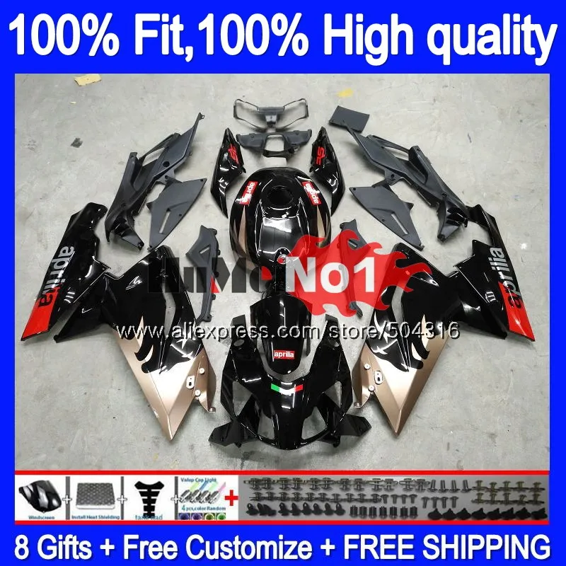 Инъекции для Aprilia RS 125 RS125R RSV125 R 35MC. 0 RS-125 2012 2013 RS125 для детей возрастом 12, 13, 14, 15, 16 Обтекатели фабричная черная - Цвет: No. 1