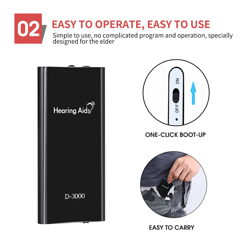 Kaufen Wiederaufladbare Schwarz Hörgerät Anhörung Kit Hinter Dem Ohr Sound Stimme Verstärker Sound Tragbare Zwei Ohrstöpsel für Die Ältere Deaf