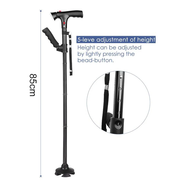 Тросточка для пожилых людей S-Afety Grip Crutches телескопические трости костыль для персонала сцепление для пеших прогулок Мужская осанка тростника походные палки костыль