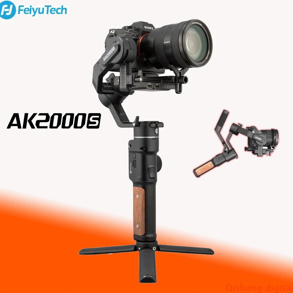 3 осевой карданный стабилизатор FeiyuTech AK2000S Ручной Стабилизатор для камеры NIKON SONY