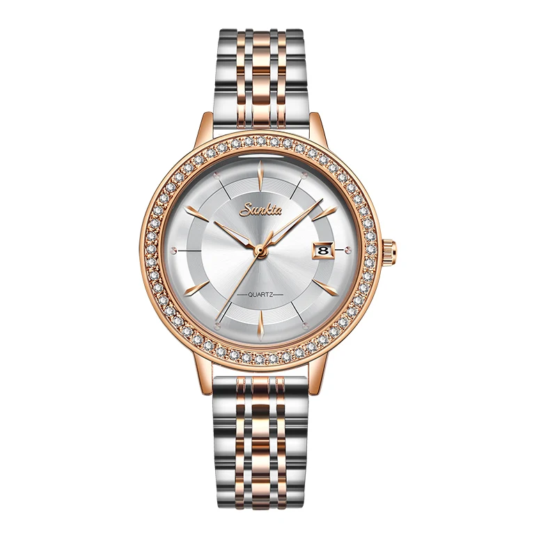 SUNKTA 2020 новые часы женские Relogio Feminino модные роскошные бриллианты Bayan Kol Saati