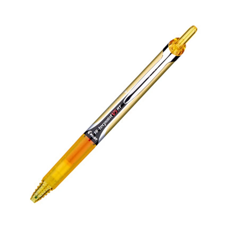 1 шт Япония Pilot BXRT-V5 RT Hi-Tecpoint Ручка-роллер 0,5 мм 4 вида цветов Канцтовары письменные принадлежности Офисная& jack школьной - Цвет: Цвет: желтый
