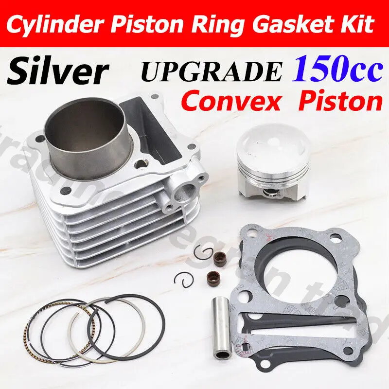 

Motorcycle Cylinder Piston Gasket Rebuild Kit for KAWASAKI KLX125 KLX 125 125cc to 15cc 62mm Big Bore Upgrade Power