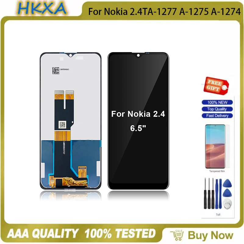 Оригинальный ЖК-дисплей для Nokia 2.4 с сенсорным экраном и дигитайзером в сборе TA-1277