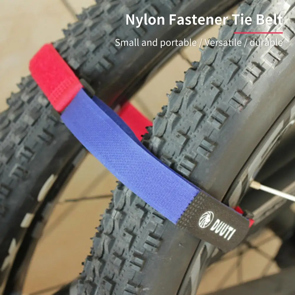 5Pcs 25cm Bicycle Handlebar Fixed Tape Road Bike Handlebar Strap Fishing Rod Tie Holder Strap Suspenders Fastener Hook Loop Ties bike handlebar tape bicycle handlebar strap bike accessory