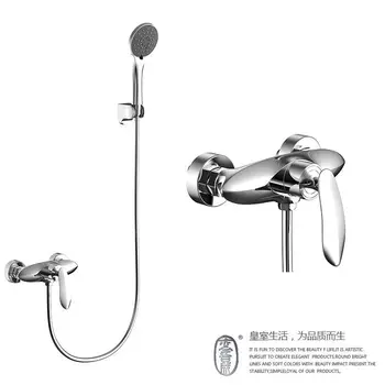 

selling simple copper bathroom wall shower single spend faucet copper flower is aspersed handheld shower set
