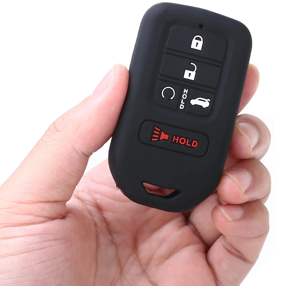 5 Button Dedicated Replacement Car Key Protector Durable Silicone Key Case Cover For Honda Civic Accord CR-V Pilot HR-V 2019