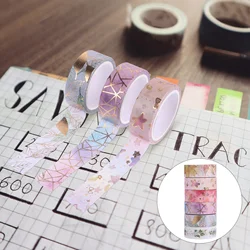 6 rouleaux de ruban en papier pour emballage de cadeau, artisanat d'art, Scrapbooking, décoration de bricolage 