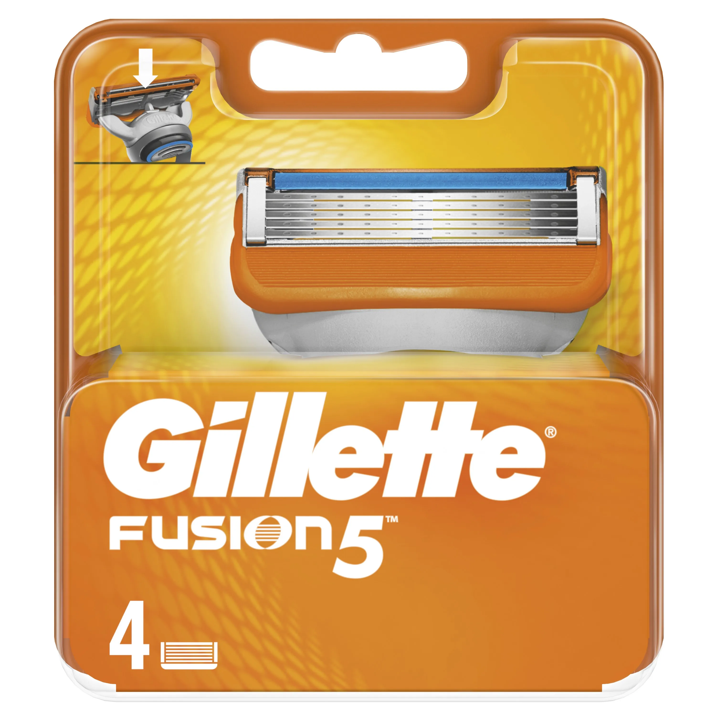 Сменные кассеты для бритья Gillette Fusion (4 шт.) | Красота и здоровье