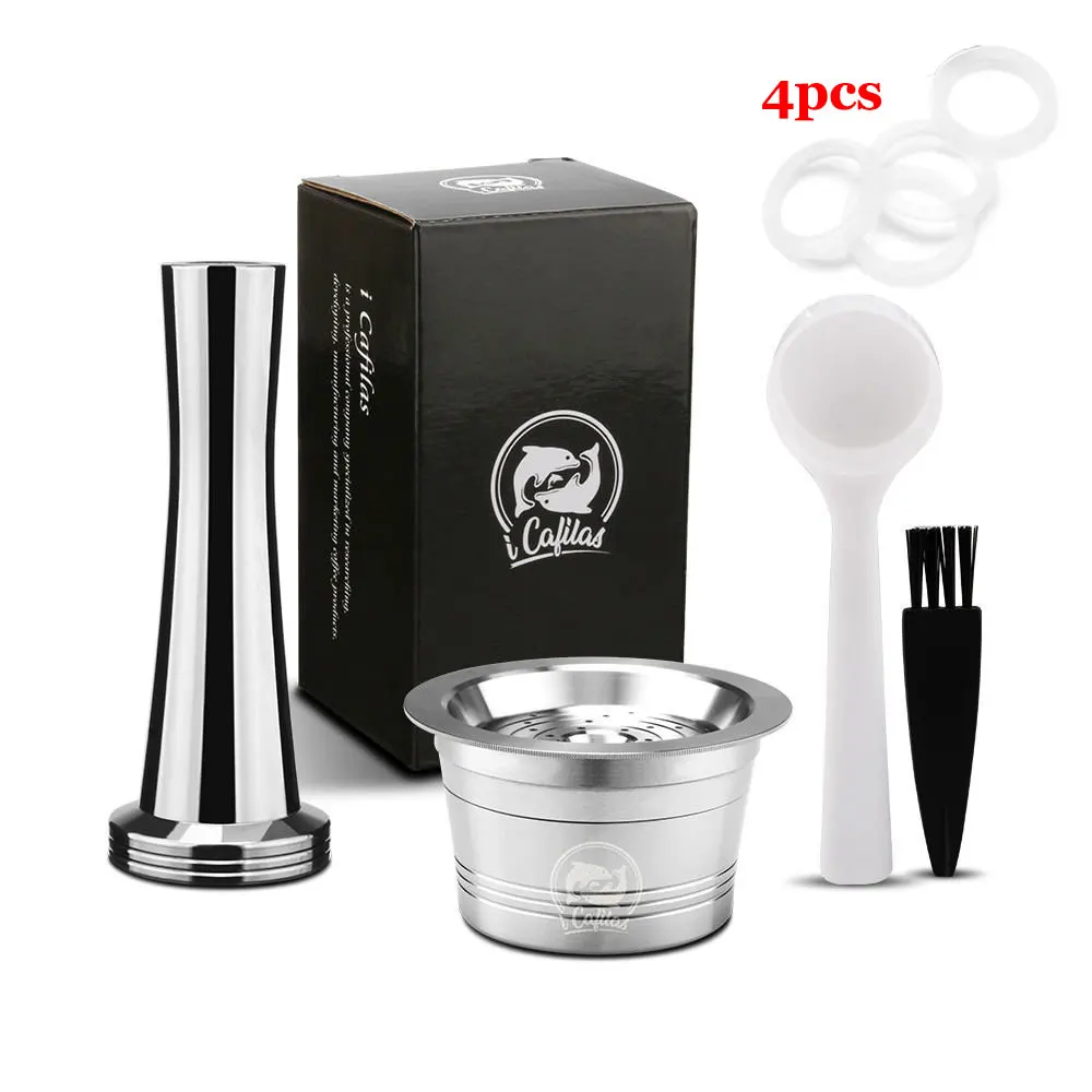 AS PICTURE Многоразового использования наполнение кофе капсулы для Tchibo cafessimo& K fee ALDI Expressi Кофеварка из нержавеющей стали металлический фильтр Pod - Цвет: AS PICTURE