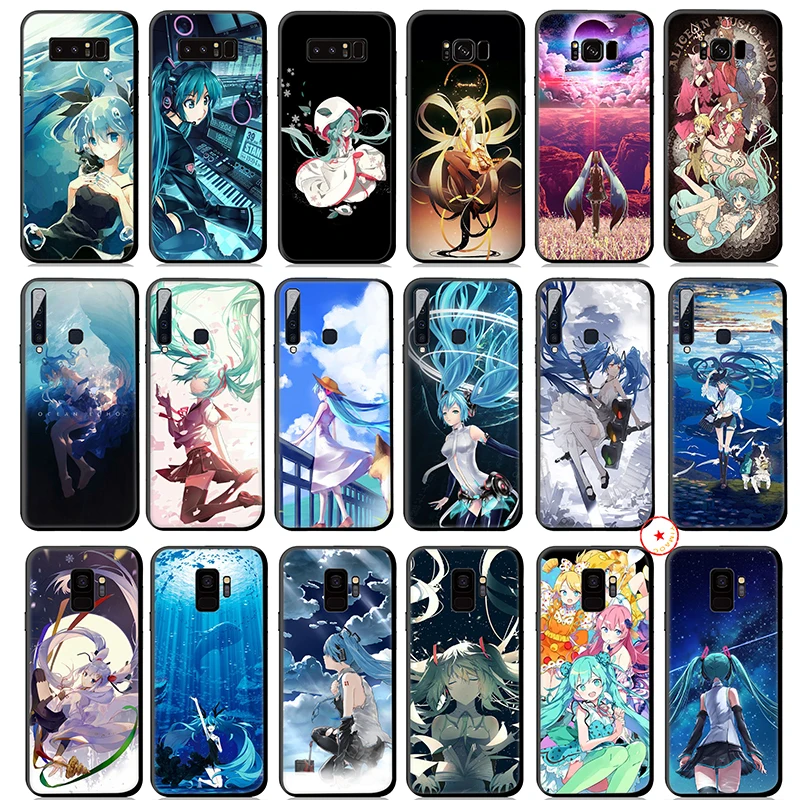 Мягкий силиконовый чехол Hatsune Miku Anime для Samsung Galaxy A9 A8 A7 A6 Plus 2018 A5 A3 2017 2016 J6 телефон |