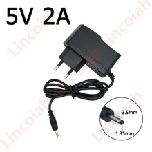 1Pcs DC 5V 2A Power Adapter AC 100-240V Wall Charger with DC 3.5mm*1.35mm Plug Power Supply charger for Foscam CCTV IP Camera