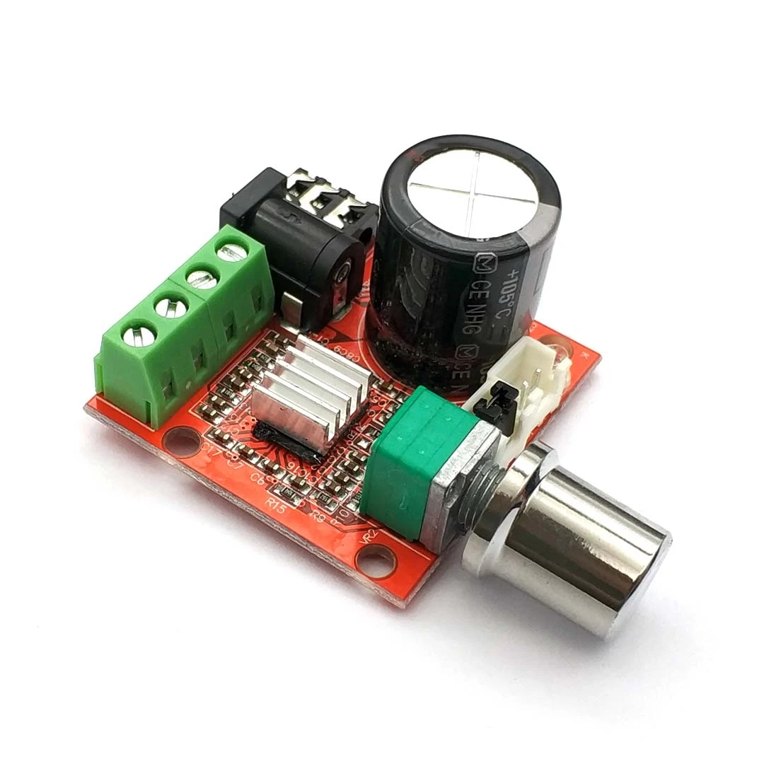 12V Mini Hi-Fi PAM8610 Audio Stereo Amplifier Board 2X10W Dual Channel D Class Lowest Price