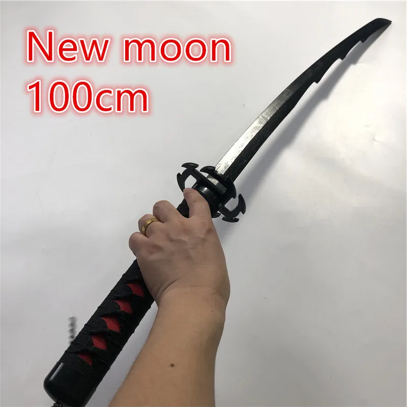 

1:1 Anime Cosplay Kurosaki ichigo sword Prop New moon Sword Role cosplay Wood Sword Weapon