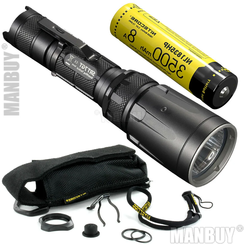 2021 новый NITECORE SRT7GT CREE XP-L HI V3 1000 люмен фонарик умный кольцо селектор