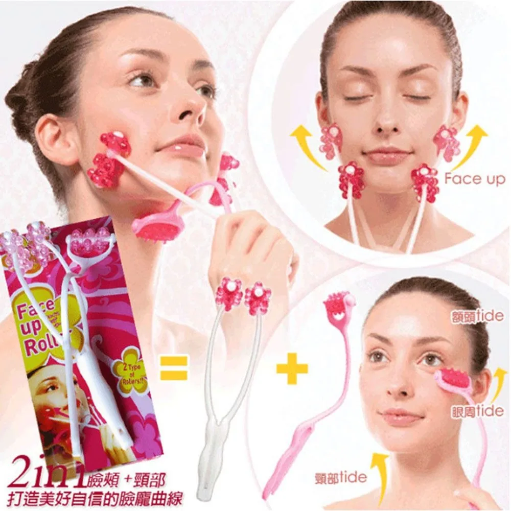 2020 new hot Women Beauty Neck Face Roller Slim Massage Facial Tool Massager Slimming Remove Double Chin | Красота и здоровье