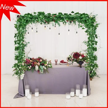 

2.1M Artificial Ivy Green Leaf Garland Plants Vine Fake Foliage Plastic Rattan String Artificial Plant Wall Decoration