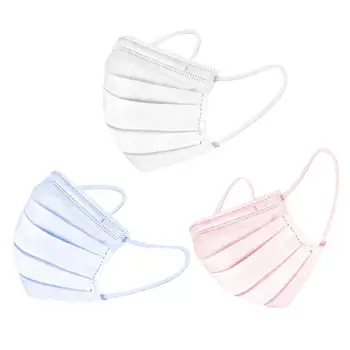 

50Pcs/Box Adult Students 3-Layer Disposable Mouth Mask Portable Anti-Splash Pollution Melt-Blown Dustproof Protective Face Cover