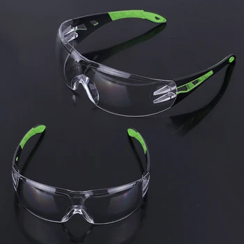 

Safety Clear Glasses Goggles Anti-fog Splash-proof Eye Protection Work Guard PC Protector Supplies Parts