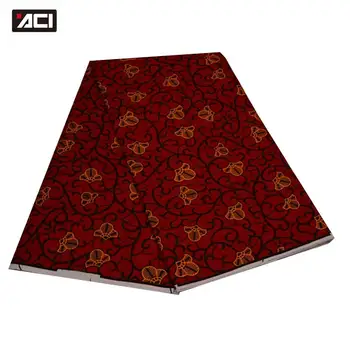 

ACI Best Selling Nigeria Tissu Wax African Fabric 6 Yards Ankara Dresses Fabric For Sewing Ankara Fabric African Real Wax Prints