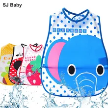 Детские Непромокаемые нагрудники, регулируемые Слюнявчики для детей, нагрудники для малышей, нагрудники для кормления, тканевый фартук для малышей с героями мультфильмов, бандана, нагрудник