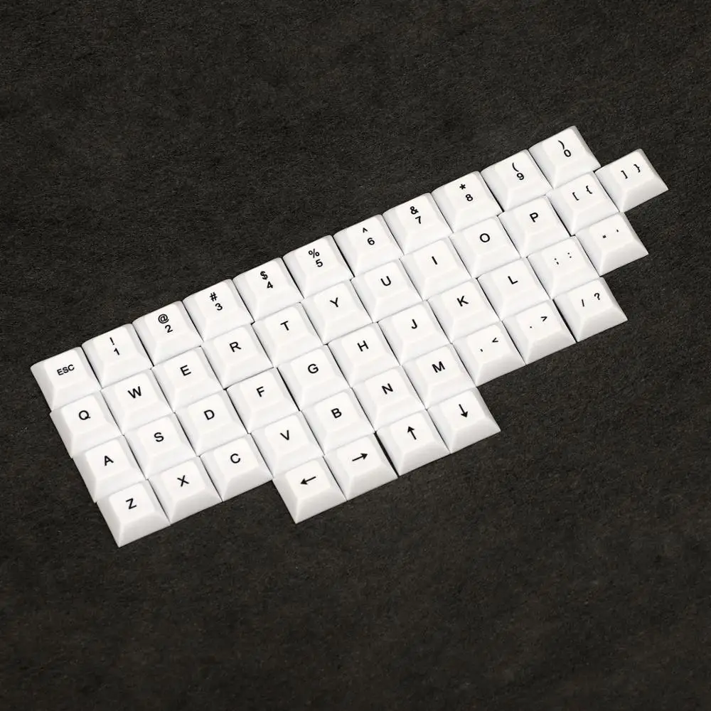 YMDK под заказ 48 клавиш краситель Sub PBT DSA Keycap буквенно цифровые клавиши для