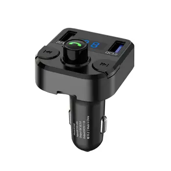 

tmddotda Bluetooth Wireless Radio Adapter Fast Charging Vehicle FM Transmitter