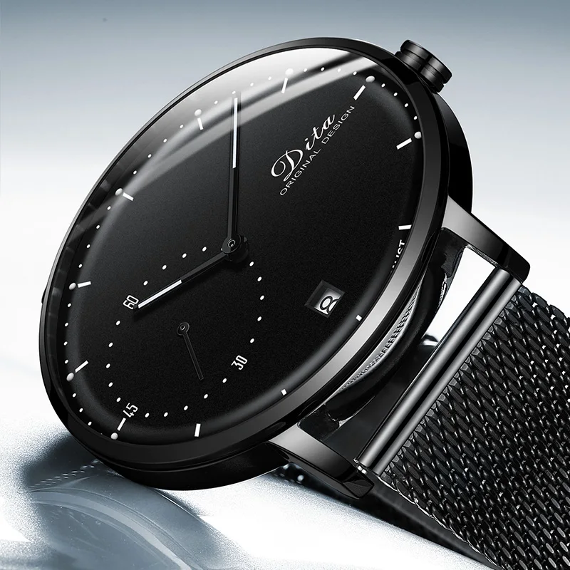 Часы кварцевые DITAWATCH мужские деловые брендовые Роскошные водонепроницаемые с