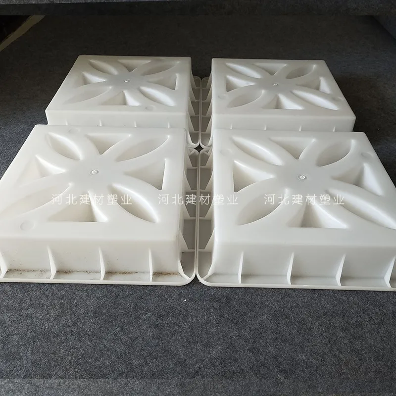 Cement Antique Flower Brick Mold Square Garden Wall Making Brick Mould 3D Carving Concrete Plastic Paving Molds 30x30x7cm concrete molds,garden path molds