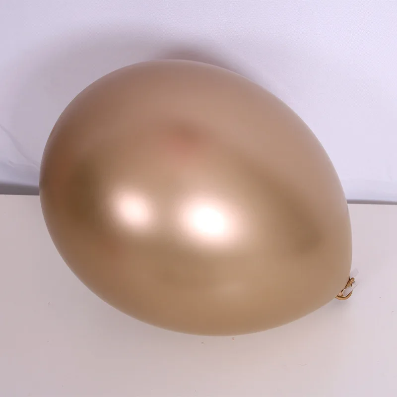 50 шт./компл. 12 дюймовое металлическое воздушные шары на день рождения декоративный шар для вечеринки 2,8 г тяжелый металл хромированные латексные золотистые воздушные шары оптом