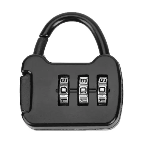 3 Digit Code Combination Password Lock Mini Portable Travel Luggage Case Safety Lock Zinc Lock Backpack