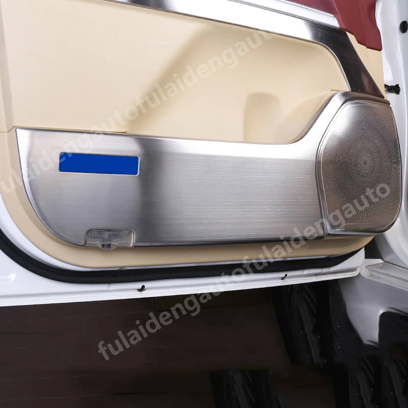 4 шт. для Toyota Land Cruiser LC200 2012- нержавеющая сталь двери автомобиля анти-удар анти-Грязная защитная решетка стайлинга автомобиля