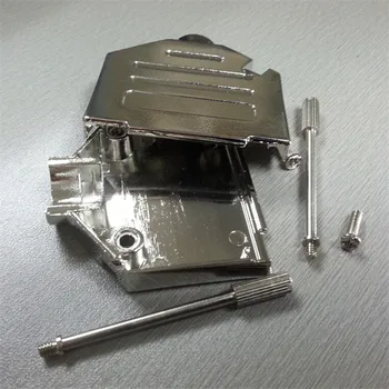 

D-SUB DB25 25Pin Metal Shell High Quality VGA Adapter Case Housing Silver