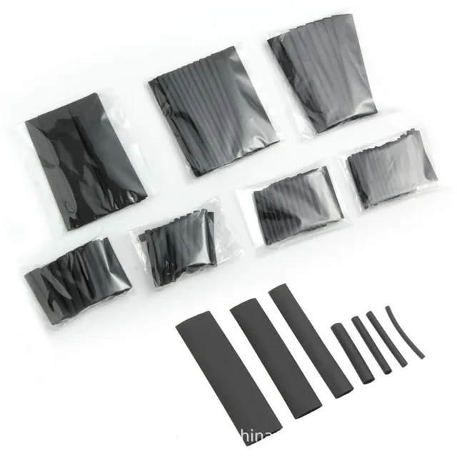 127pcs Heat shrink tube sleeve 2:1 Black Electronic DIY Cable Accessories Heat Shrink Tube cb5feb1b7314637725a2e7: 127pcs bag|127pcs box|164pcs bag|164pcs box|328 pcs box|328pcs bag