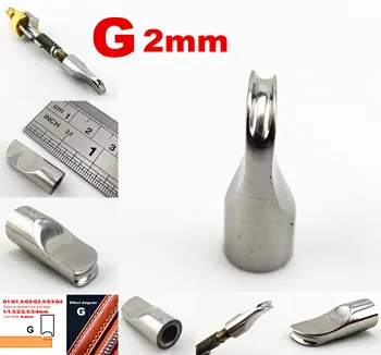 

1pc 2.0mm G Type Leather Craft Arch Line Press Electric Creasing Edging Machine Solder Iron Replace Tip Tool Edger Creaser Knife