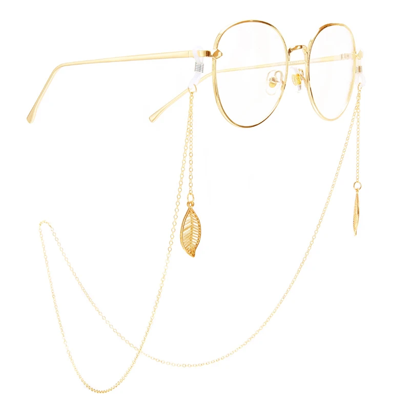 

Leaf Pendant Necklace Reading Glasses Chains Sunglasses Rope Eyeglass Chain Holder Eyewear Cord Lanyard