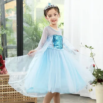 

2020 New Children's Dress Princess Dress Girl's Mesh Bubble Children's Day Performance Children Shirt Dress